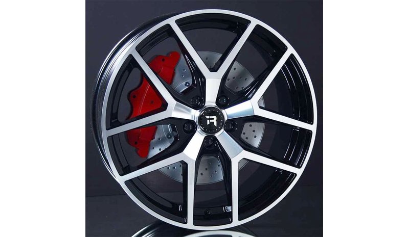 R-SERIES R19 BLACK/POLISHED 8,5X20 – kuva 1/1