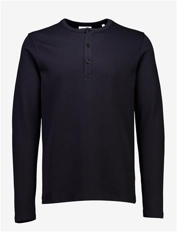 LINDBERGH Basic Granddad Tee L/S - BLACK - M – kuva 2/2