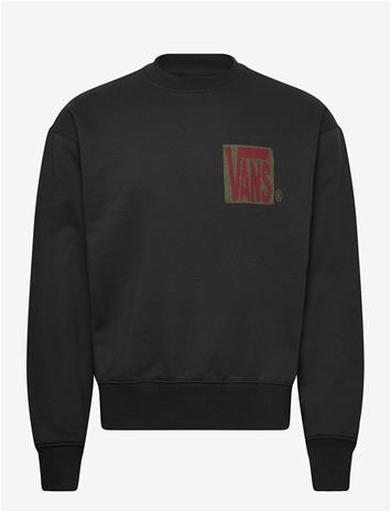 VANS Stretch Stack Crackle Crew - BLACK - M – kuva 2/2