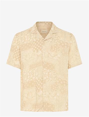 BLEND Bhaslak Shirt Print - CROCKERY - S