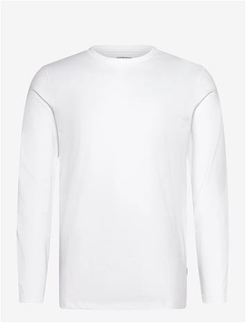 LINDBERGH Basic O-Neck Stretch Tee L/S - WHITE - L