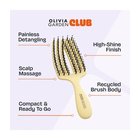 Olivia Garden Club The Nomad Detangling & Shine Yellow Lapioharja 1 kpl