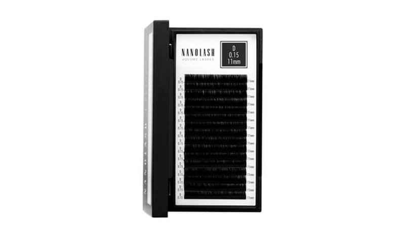 NANOLASH Volume Lashes 0.15 D 11mm Ripset 1 kpl – kuva 1/4