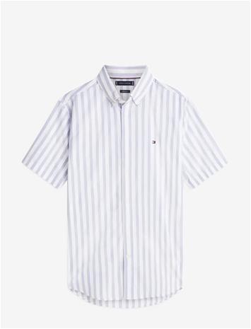 TOMMY HILFIGER Structure Multi Stp S/S - BLUE ORBIT STRIPE - S – kuva 2/2