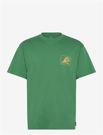 RIP CURL Aots Rolling Wave Tee - LEAF GREEN - M