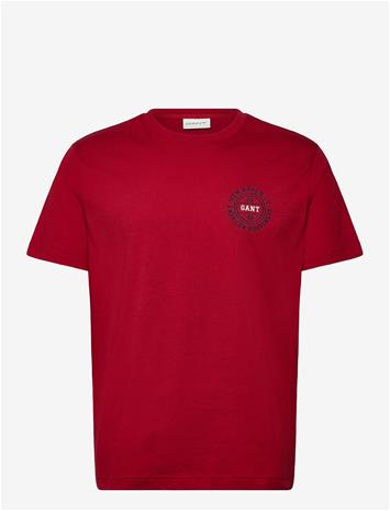 GANT Graphic Ss Tshirt - RUBY RED - M