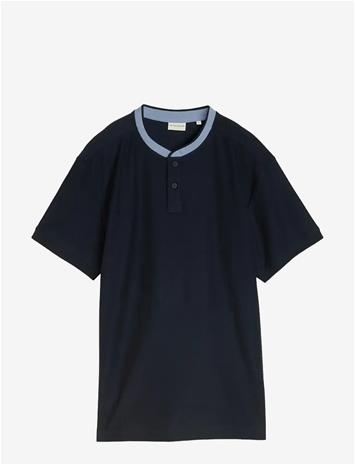 TOM TAILOR Structured Polo - SKY CAPTAIN BLUE - L – kuva 3/4