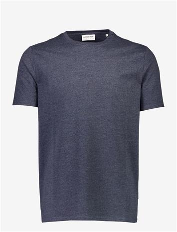 LINDBERGH Basic Tee S/S - DK BLUE MEL - XL – kuva 2/2