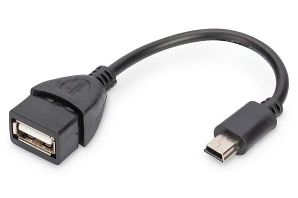 DIGITUS ASSMANN - USB cable - mini-USB Type B to USB - 20 cm