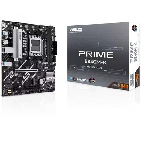 ASUS PRIME B840M-K Emolevy - AMD B840 - AMD AM5 socket - DDR5 RAM - Micro-ATX