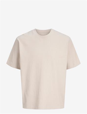 JACK & JONES Jjeharrison Structure Tee Ss O-Neck Sn - MOONBEAM - L