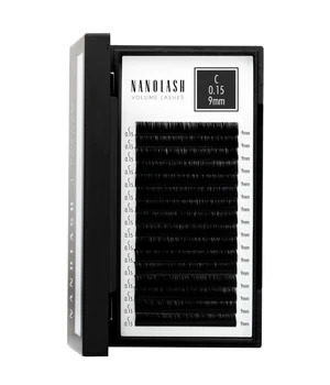 NANOLASH Volume Lashes 0.15 C 9mm Ripset 1 kpl