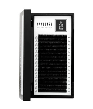 NANOLASH Volume Lashes 0.15 D 9mm Ripset 1 kpl
