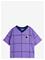 MINI RODINI Check Aop Panther Patch Ss Tee - PURPLE - 116/122 – kuva 2