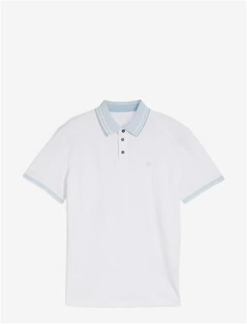 TOM TAILOR Printed Polo - WHITE - S