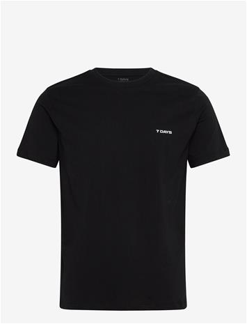 7 DAYS ACTIVE Basic Tee - 001 BLACK - M – kuva 2/2