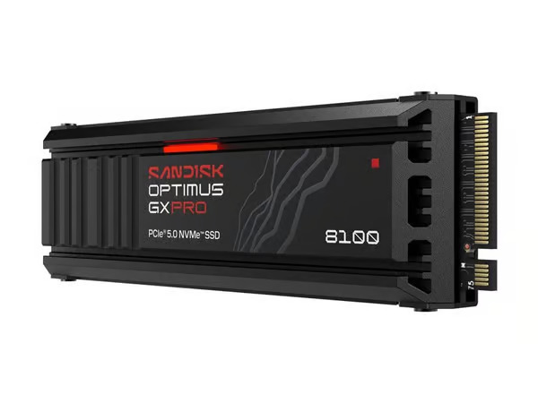 SanDisk Optimus GX PRO 8100 1 TB M.2 PCI Express 5.0 NVMe TLC 3D NAND SDSP8