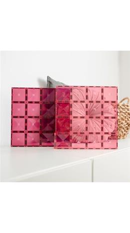Connetix Pastel Pink&Berry Peruslevy 2 Osaa