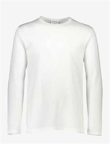 LINDBERGH Basic O-Neck Tee L/S - WHITE - L