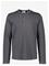 LINDBERGH Basic Granddad Tee L/S - INK GREY - XL – kuva 2