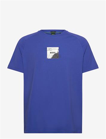 BOSS Tee Stripe Zone - MEDIUM BLUE - M