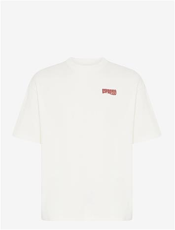 BLEND Bhkeegan S/S Graphic Tee - SNOW WHITE - M