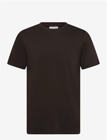 LINDBERGH Basic Tee S/S - DK BROWN - M