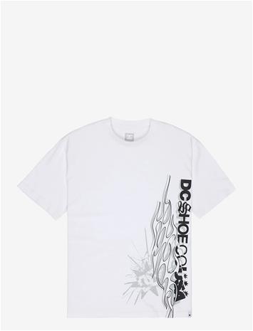 DC Dc Side Flame Hss - WHITE - M
