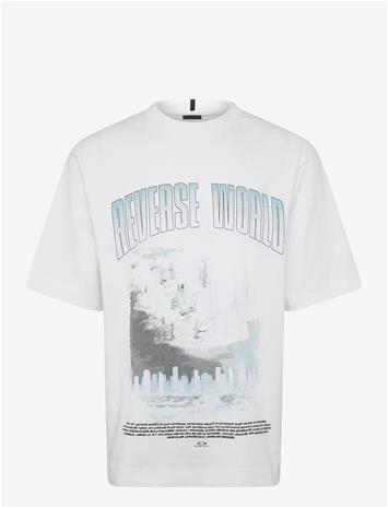 OAKLEY Reverse World Tee - WHITE - L