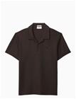 CALVIN KLEIN JEANS Ss Easy Micro Waffle Camp Polo - MULCH - XL
