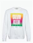 CALVIN KLEIN JEANS Ls 350Tery Calvn Prde Cn Swtshrt - BRIGHT WHITE - M