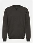 BLEND Bhbruton Crew Neck Knit Noos - TURKISH COFFEE - 3XL