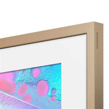 Samsung 75” Customisable Frame White Bezel (2025) - Teak