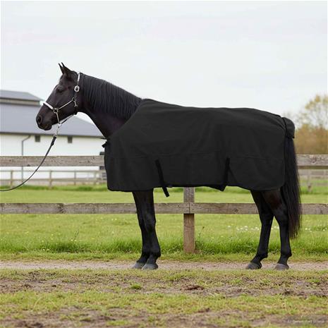 vidaXL Hevospeitto Musta 155 cm Polyesteri