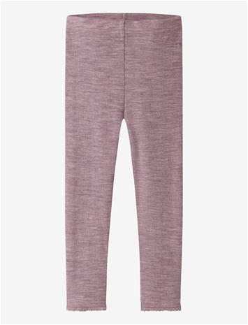NAME IT Nmfwang Wool Needle Legging Solid Noos - TOADSTOOL - 98