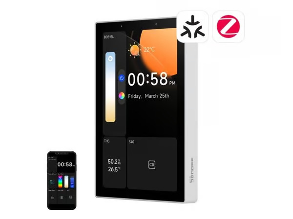 Sonoff Smart Control Panel 120 Matter WiFi/Bluetooth/ZigBee (white)