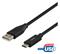 DELTACO HI-SPEED black USB-C to USB-A – kuva 4