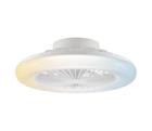 Brilliant - MONTERO LED-himmennettävä kattovalaisin tuulettimella LED/20W/230V valkoinen + kauko-ohjain
