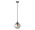 Kaapeliriippuvalaisin COSMO 1xE14/10W/230V ä¸ 14 cm musta/savunmusta