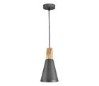 Maytoni P359-PL-140-C-Kattokruunu johdossa BICONES 1xE27/60W/230V halkaisija 14cm harmaa/beige