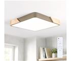 BRILAGI - LED Himennettävä valaisin PILANA SQUARE LED/48W/230V tammi/beige 42x42 cm + kaukosäädin