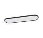 Top Light -LED pinta-asennus-/riippuvalaisin OVAL LED/36W/230V 3000-6500K musta+kaukosäädin