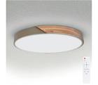 BRILAGI - Himmennettävä LED-valaisin PILANA LED/60W/230V tammi/beige halkaisija 60 cm + kaukosäädin