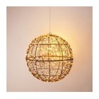 LED ulkoinen joulukoriste 500 LED/230 V ä˜ 35 cm IP44 lämmin valkoinen pallo/musta