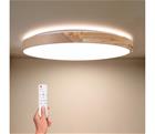 BRILAGI - himmennettävä LED-valaisin PILANA LED/72W/230V tammi/beige ä˜ 80 cm + kaukosäädin