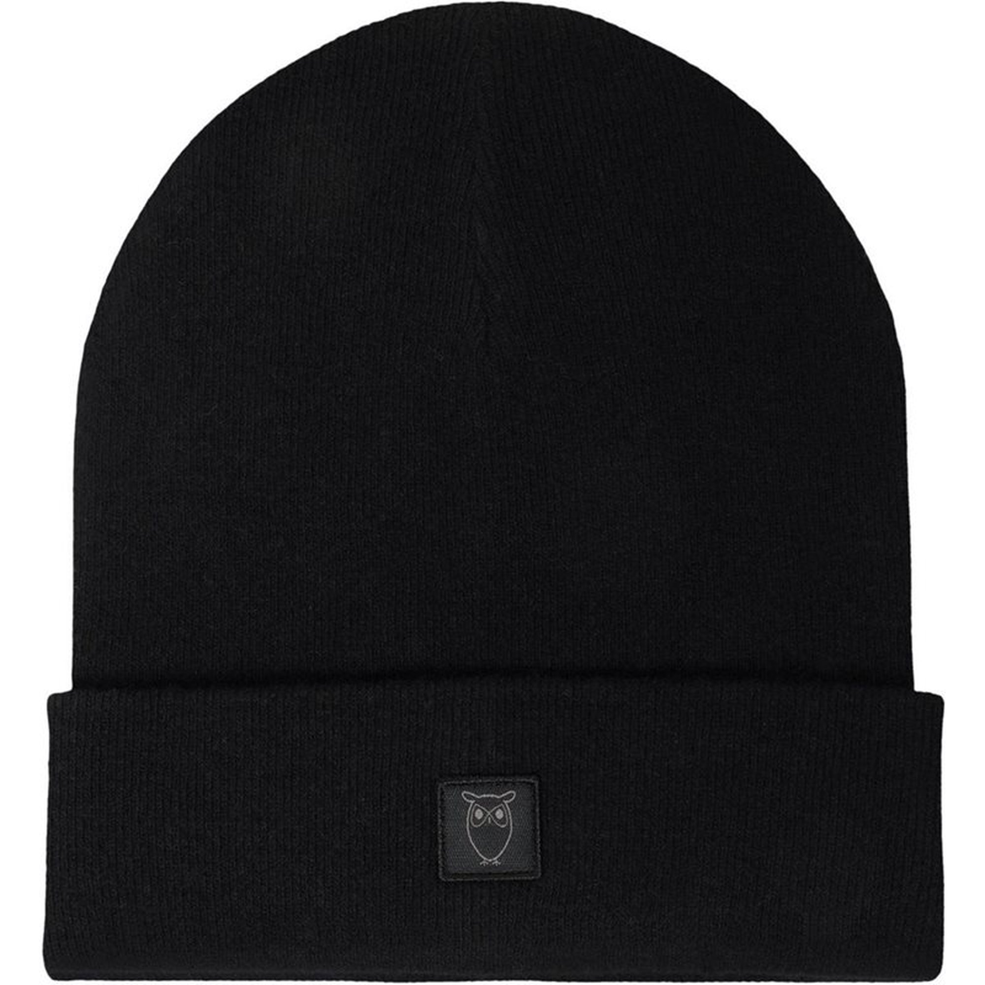 KnowledgeCotton Apparel Wool Beanie RWSanie Black Jet