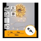 Aigostar - LED-jouluvalosarja ulkokäyttöön, 750 LEDiä / 8 toimintoa, 78 m, IP44, lämmin valkoinen