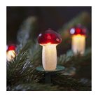 Jouluvalosarja TOADSTOOL 12xE10/10,7m punainen