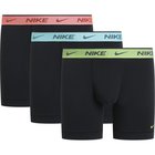 Nike Bokserit Essential Cotton Stretch 3-pack - Musta/Vihreä/Sininen/Punainen
