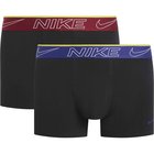 Nike Bokserit Elite Cotton Stretch 2-Pack - Musta/Sininen/Viininpunainen